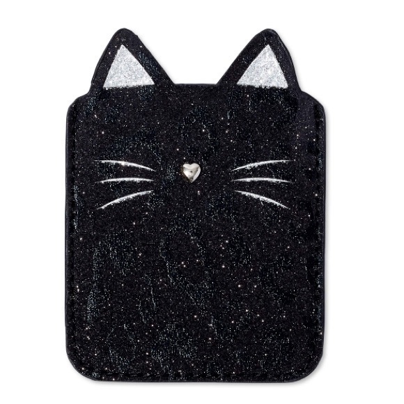 Phone Id card holder glittering leopard cat NEW sticker for phone case - Picture 1 of 1